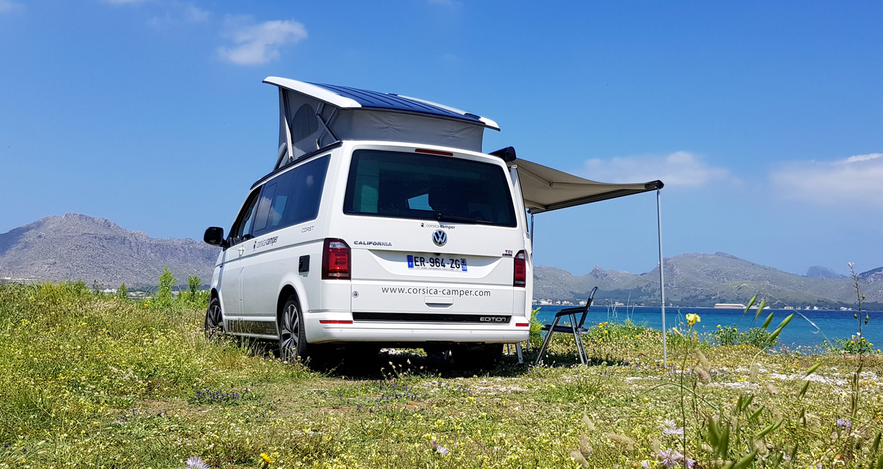 VW campervan tours on Corsica